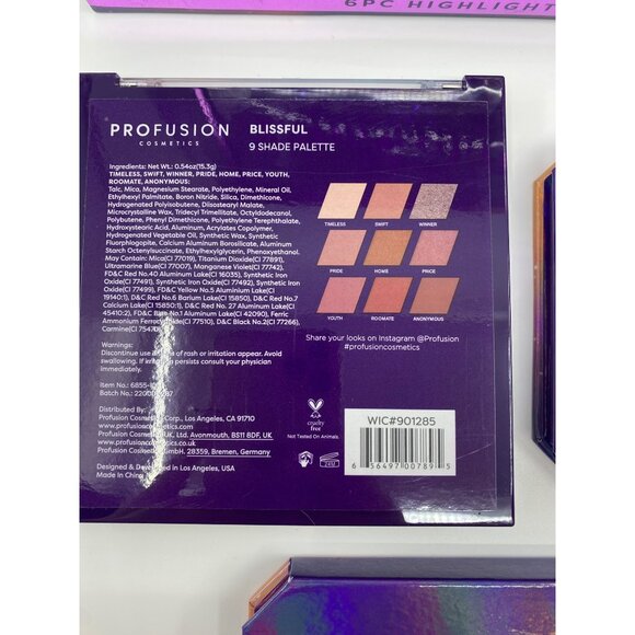 New PROFUSION Hightlighter Cheek Face Eye Makeup Set - Picture 5 of 9